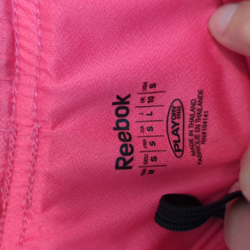 Reebok Womans Playdry Pink Running Shorts S - Picture 3 of 6